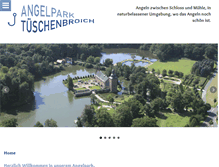 Tablet Screenshot of angelpark-tueschenbroich.de